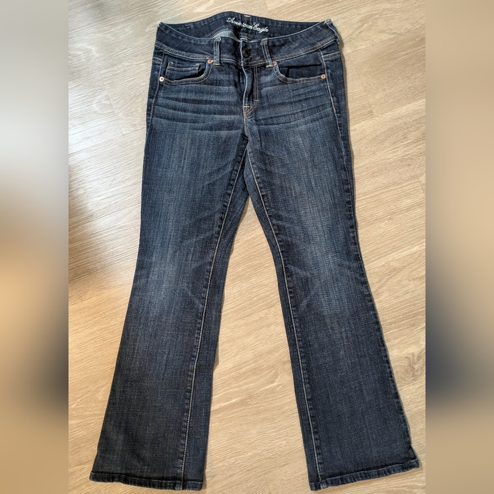 American Eagle Outfitters Dark Indigo Boot Cut Jeans